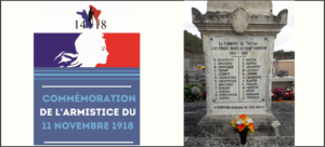Cérémonie du 11 novembre 1918 @ Cimetière de Torsac